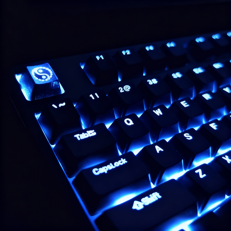 Aether Oracles " Energy Shielding " ShanGui (Mountain Spirit) Exorcism Keycap